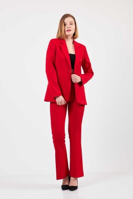Kırmızı Ceket Pantolon Takım - 2